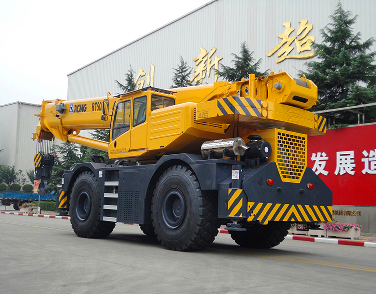 XCMG Official Rough Terrain 90 Ton Crane RT90U China New Off Road Crane Truck for Sale